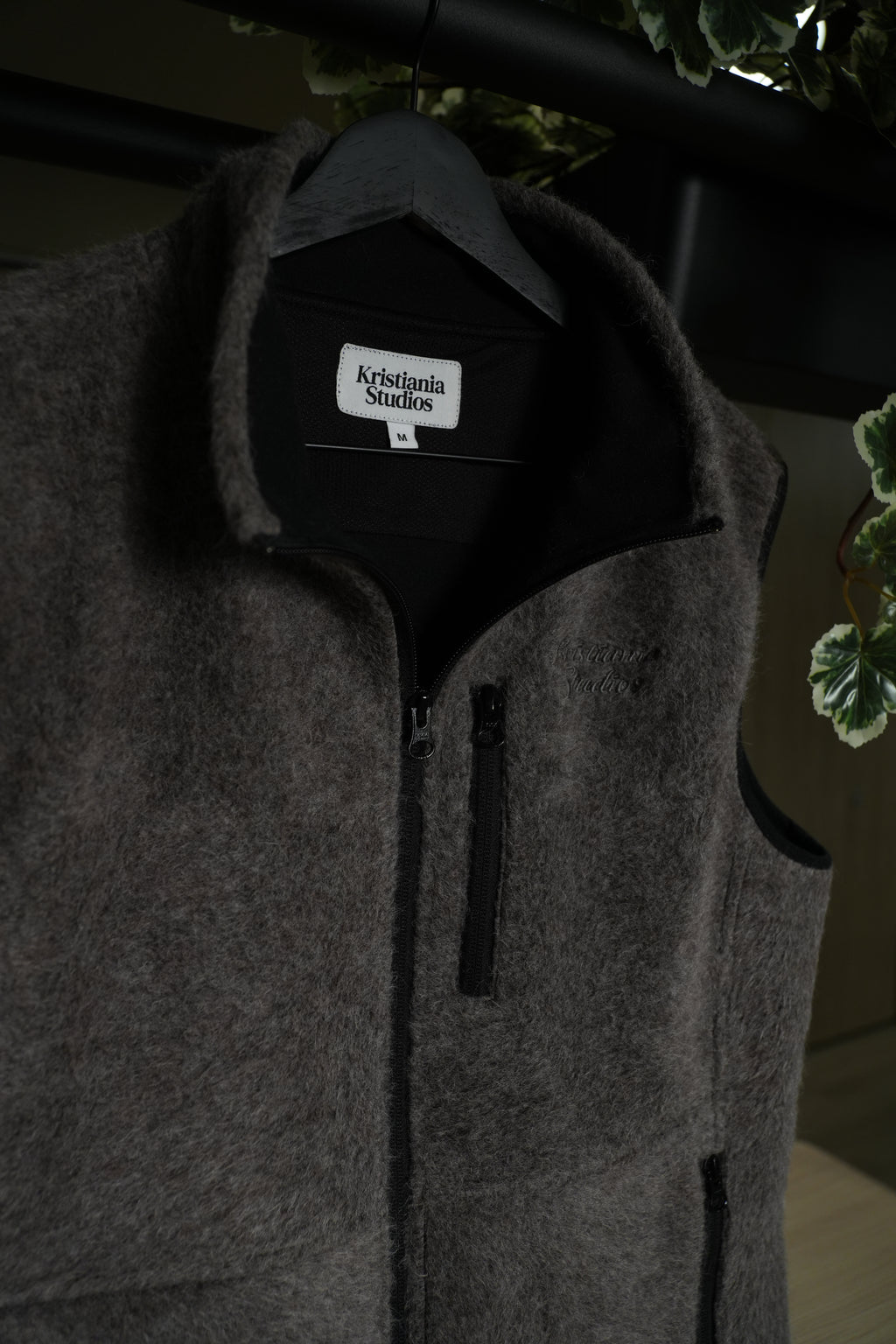 Alpaca Fleece Vest – Grey
